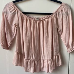 Garage off-shoulders top